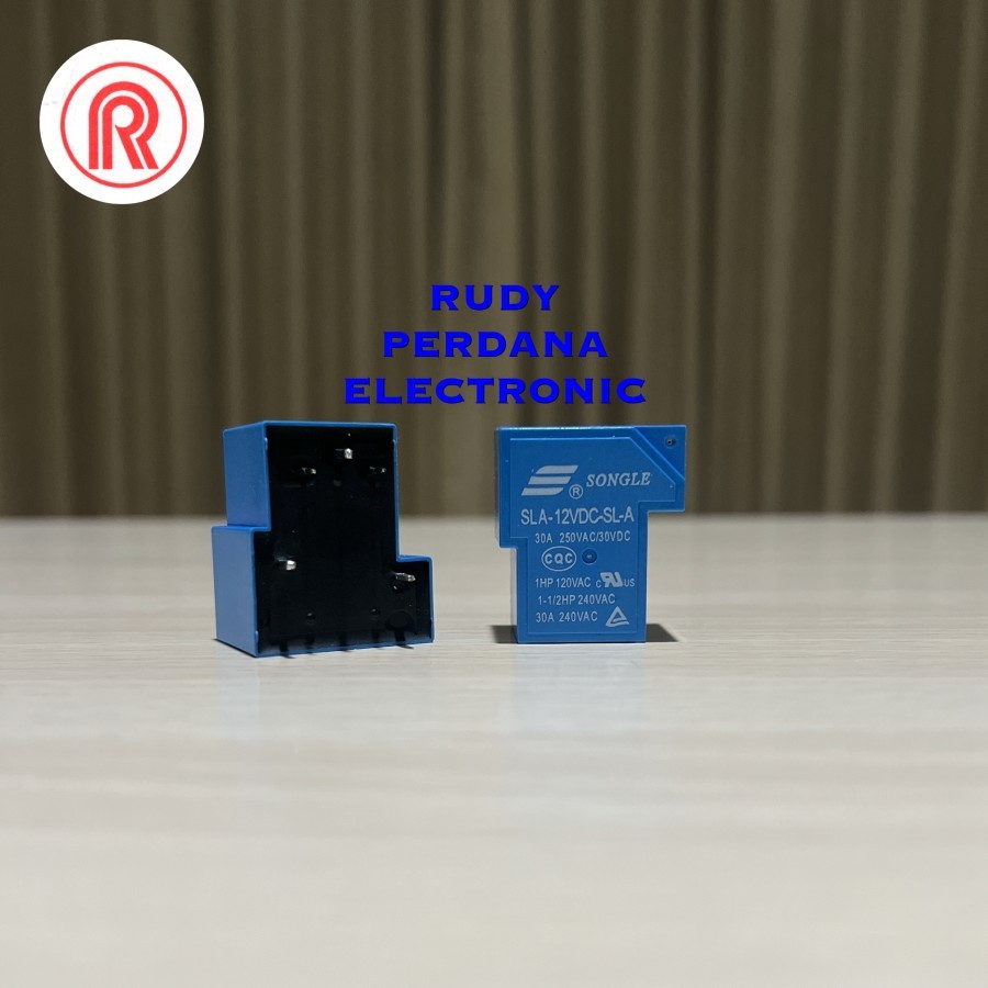 Jual RELAY 5 PIN KAKI 5P 12 VOLT 12V 30A KODOK SONGLE SLA-12VDC-SL-A ...