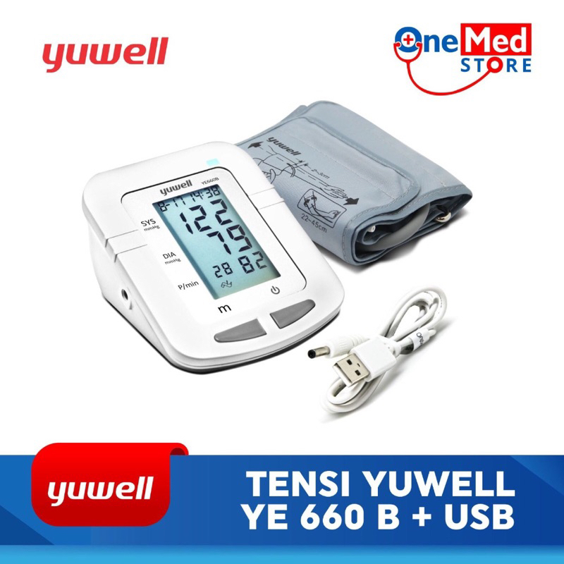 Jual TENSIMETER DIGITAL YUWELL YE 660B / Tensimeter Digital Yuwell 660 ...