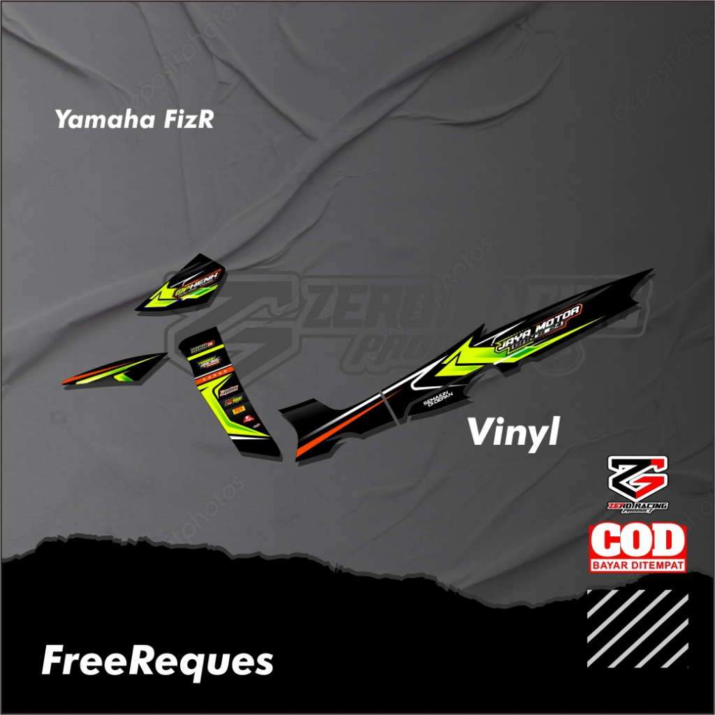 Jual STIKER STRIPING FIZR VARIASI SPECIAL EDITION YAMAHA FIZ R Free ...