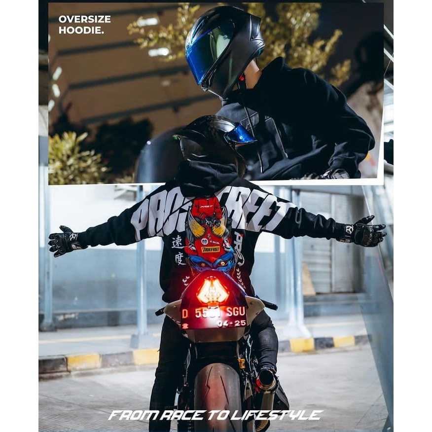 Jual Hoodie Prostreet Oni Rider Edisi Terbaru Bahan Full Katun Fleece ...
