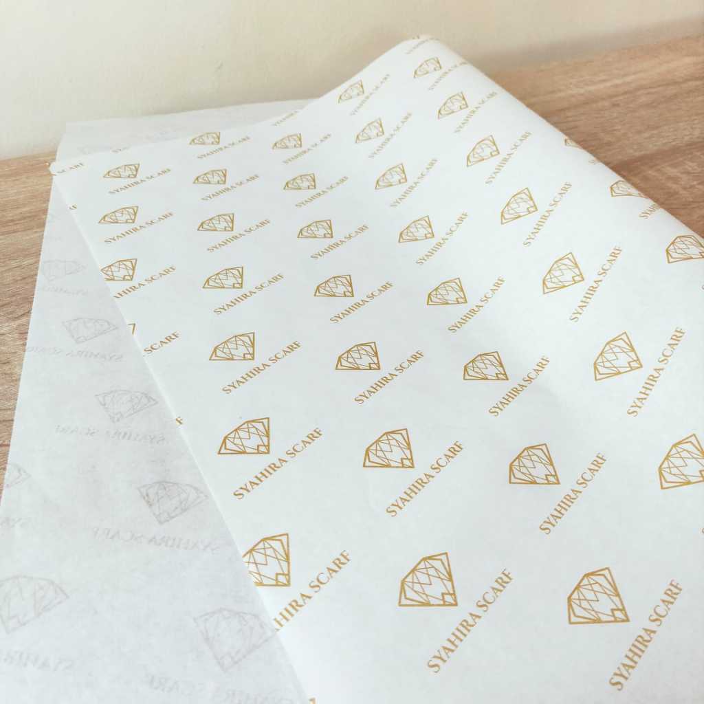 Jual CUSTOM Kertas Roti Foodgrade 26,5 x 64 cm - Wrap Paper / Kertas ...