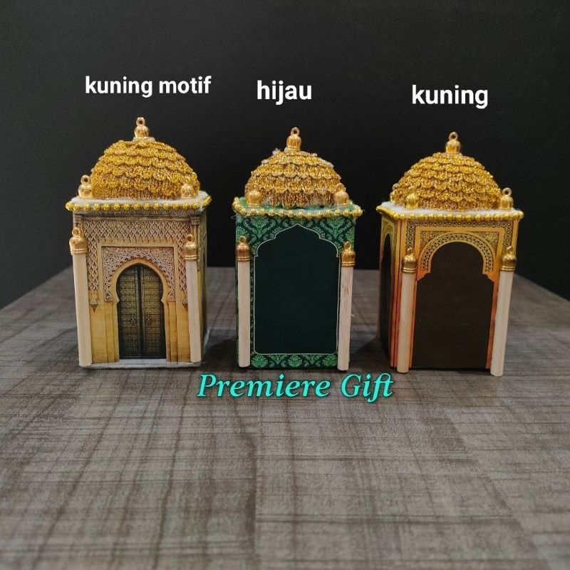 hiasan idul fitri kubah masjid size 6 cm