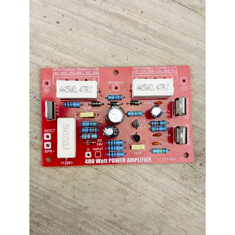 Jual Kit driver 400 watt mono lowsub | Shopee Indonesia