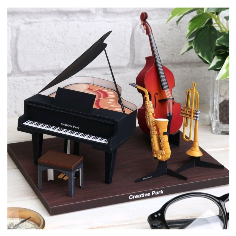 Jual DIY Papercraft Set Instrument miniatur (jazz) | Shopee Indonesia