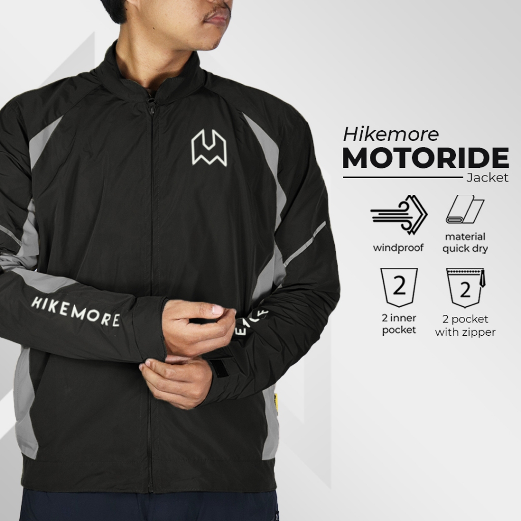 Jual Jaket Pria Touring Riding Motor Hikemore Motoride Terbaru | Shopee ...