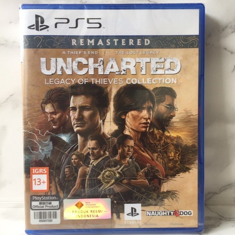 Jual PROMO ORIGINAL KASET PS5 UNCHARTED LEGACY OF THIEVES COLLECTION ...