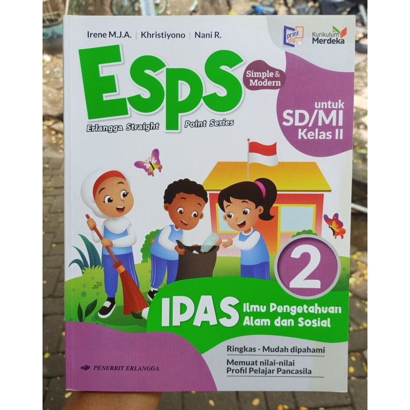 Jual ESPS IPAS (ILMU PENGETAHUAN ALAM DAN SOSIAL) UNTUK SD/MI KELAS II ...