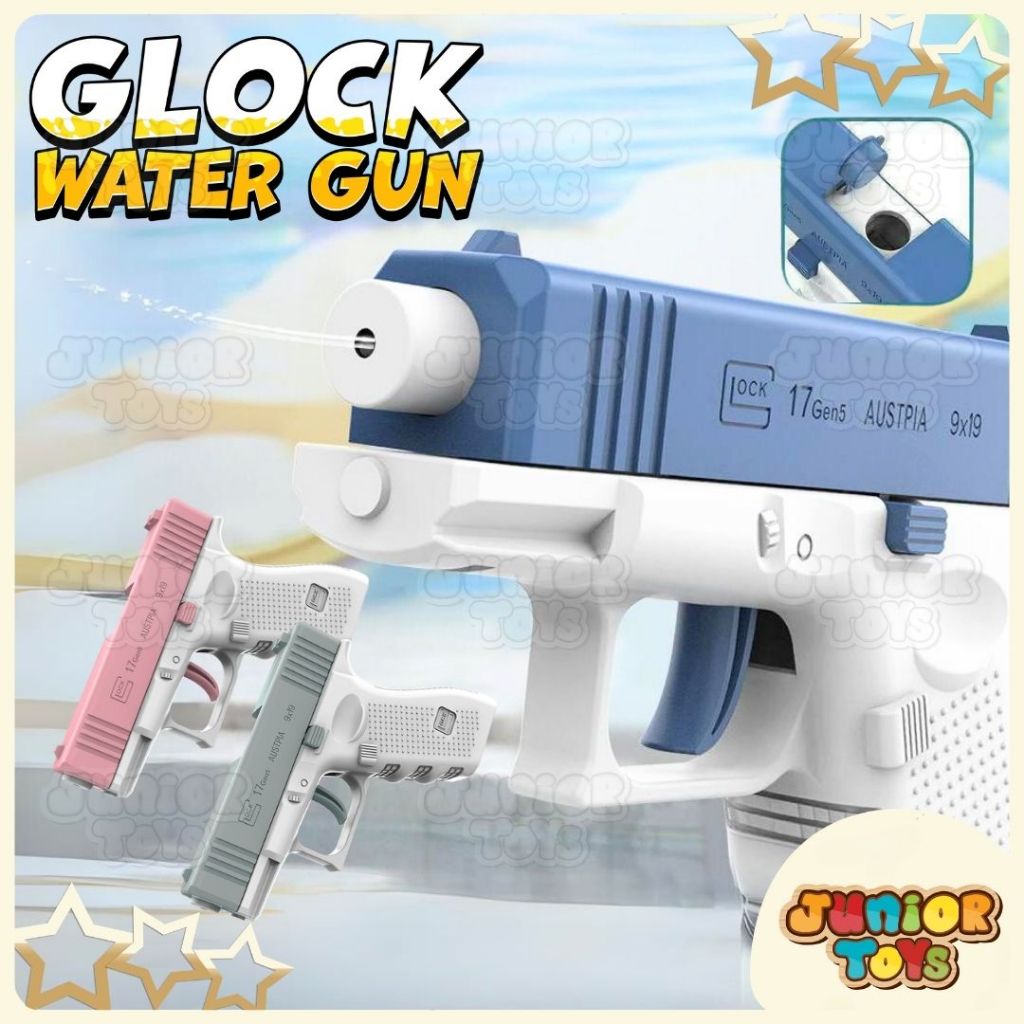 Jual Pistol Air Glock Kokang Mainan Anak Aman Tidak Berbahaya Pistolan Tembakan Water Gun Toys