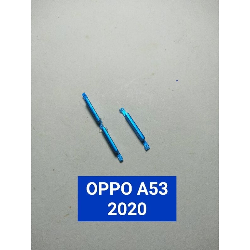 Jual tombol on off tombol luar volume oppo a53 2020 warna biru, hitam ...