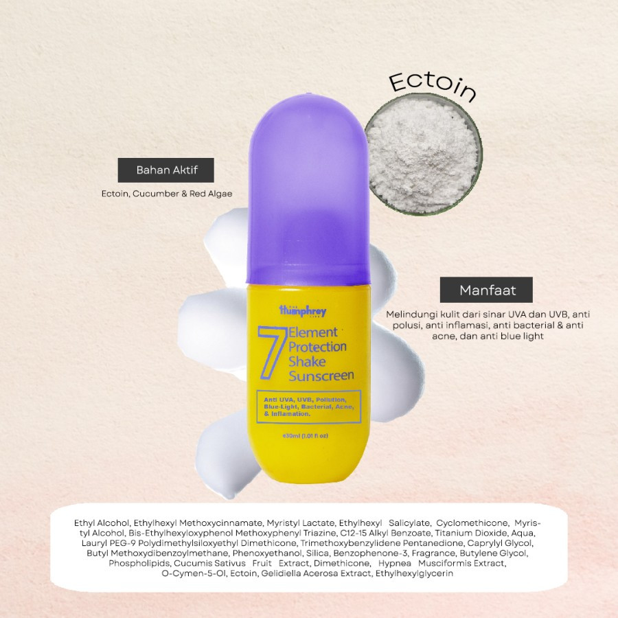 Jual Humphrey 7 Element Protection Shake Sunscreen + Serum Formula ...