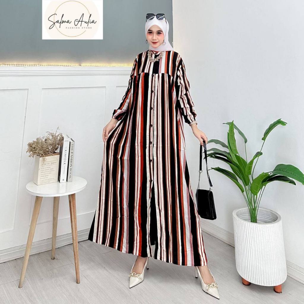 Jual Gamis Zara Salur Premium Gamis Rayon Motif Gamis Rayon Shopee Indonesia