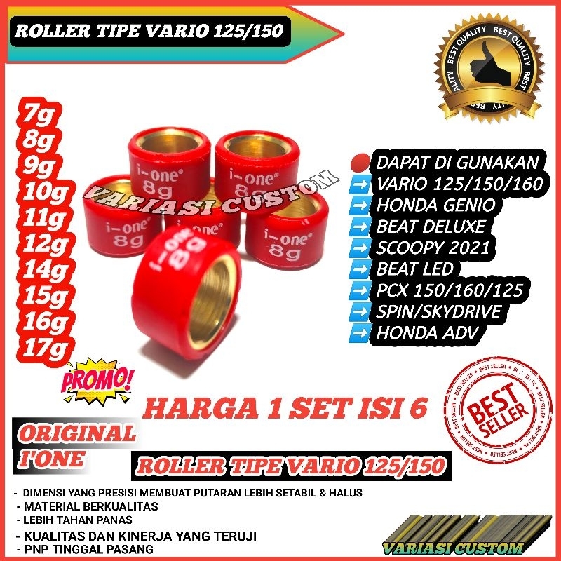 Jual Roller Roler Loler Racing ( 125 ) vario 150 125 ESP PCX ADV Beat ...