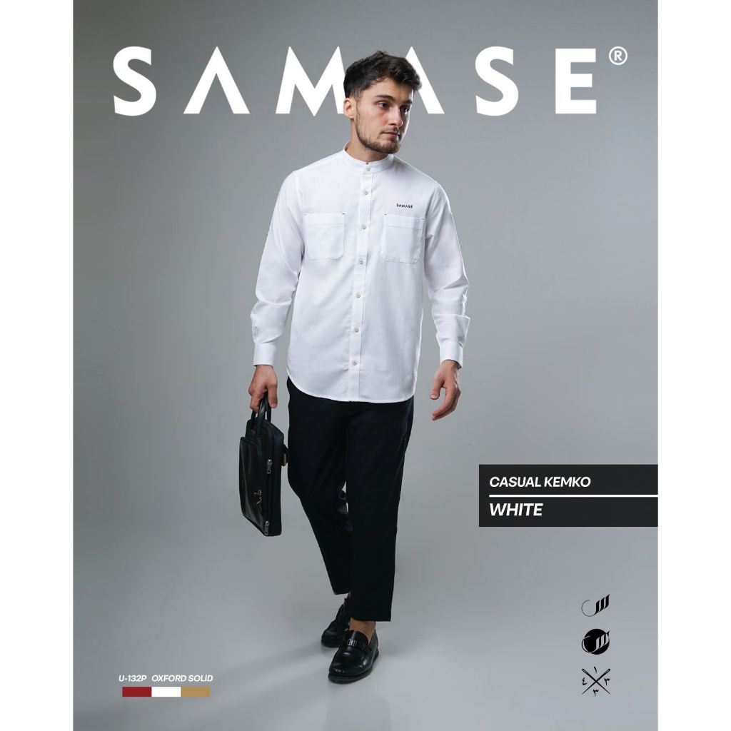 Jual SAMASE KEMEJA KOKO KEMKO PANJANG U081P U132P | Shopee Indonesia