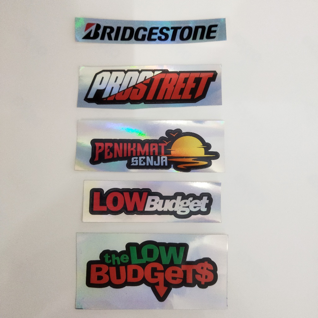 Jual Bandung Stiker - Cetak Sticker Hologram Rainbow A3+ Custom Desain ...