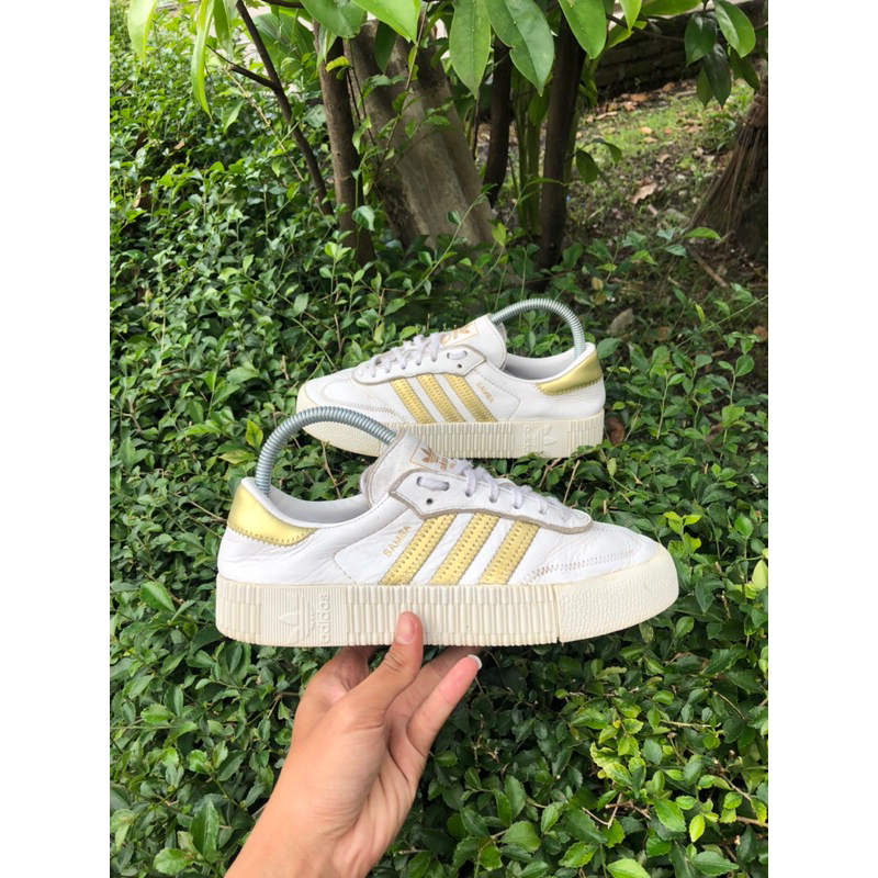 Jual Adidas Samba Rose White Gold Shopee Indonesia