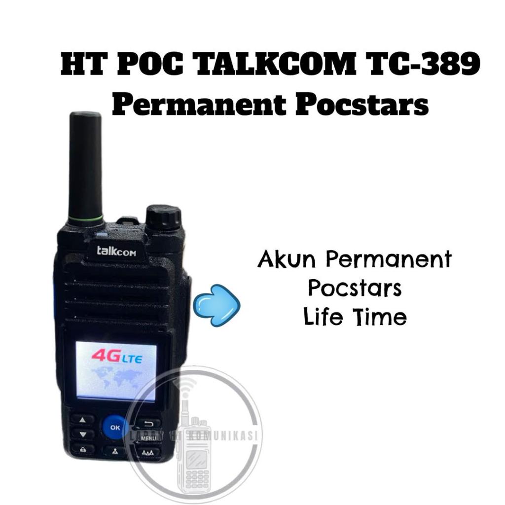 Jual HT POC TALKCOM TC-389S 4G SERVER PERMANENT POCSTARS | Shopee Indonesia