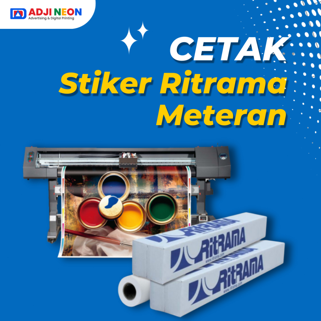 Jual CETAK STIKER METERAN RITRAMA (Bisa Custom Desain & Ukuran ...