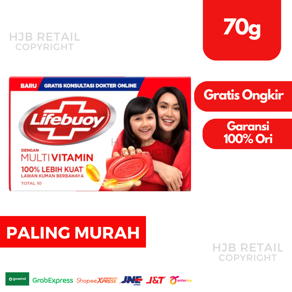 Jual Lifebuoy Sabun Batang Antiseptik Total 10 70g / Sabun Batang