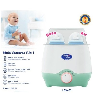 Jual BABY SAFE Twin Bottle Warmer LBW01 Shopee Indonesia