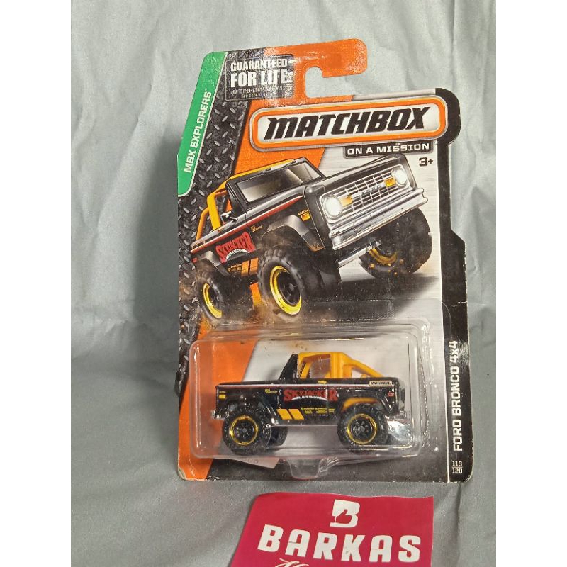 Jual Matchbox mbx Explorers Ford Bronco 4x4 | Shopee Indonesia