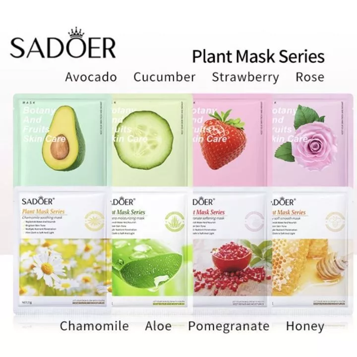Sadoer Facial Sheet Mask Korean / Masker Wajah Ampuh Mengangkat Komedo | AutoStock