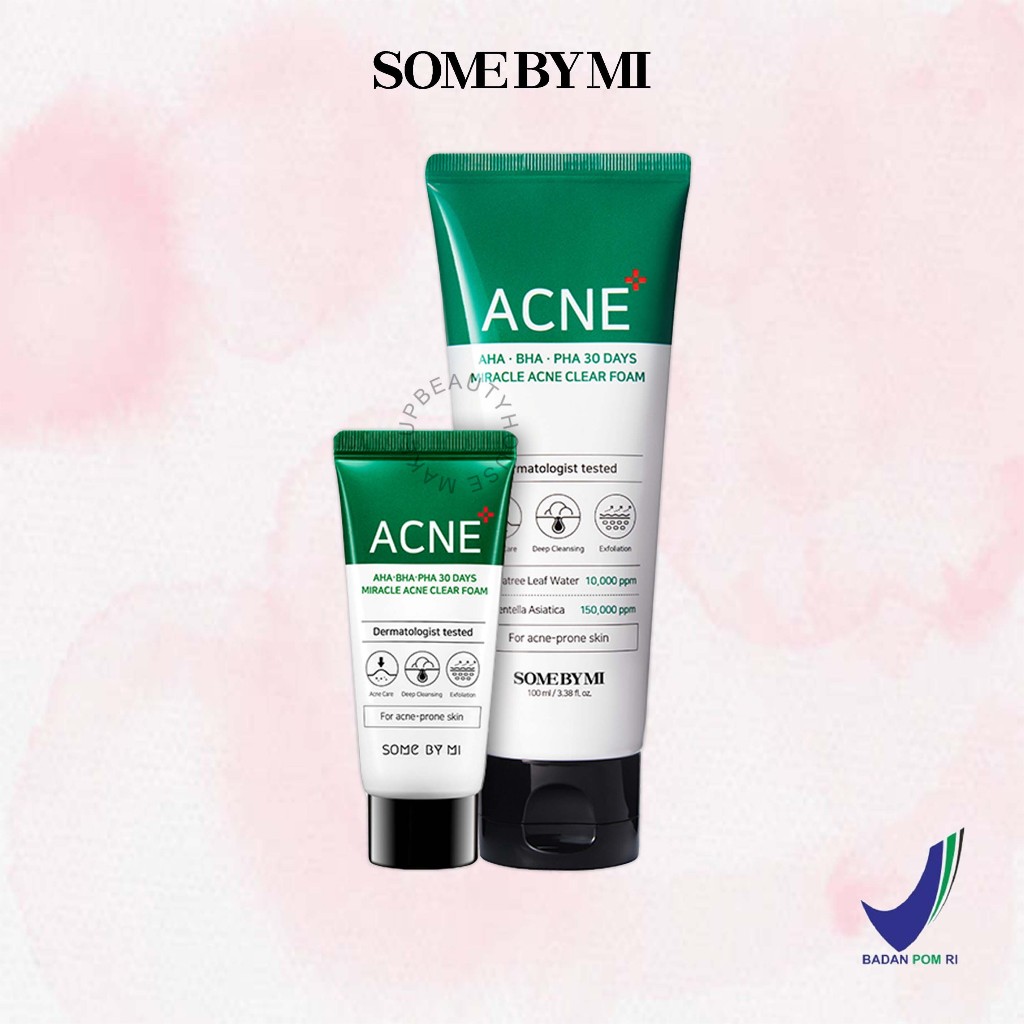 Jual Somebymi Aha Bha Pha 30days Miracle Acne Clear Foam 100ml 30ml