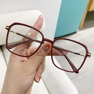 Fashion Photocromic Kacamata Anti Radiasi Untuk Wanita Dan Pria Lensa Yang Dapat Diganti