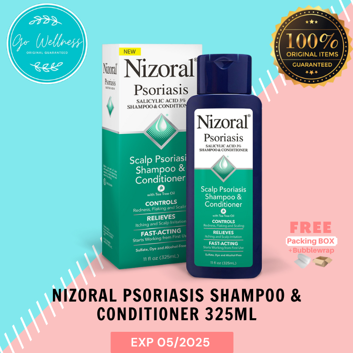 Jual Nizoral Psoriasis Shampoo And Conditioner 325ml Shopee Indonesia 4594