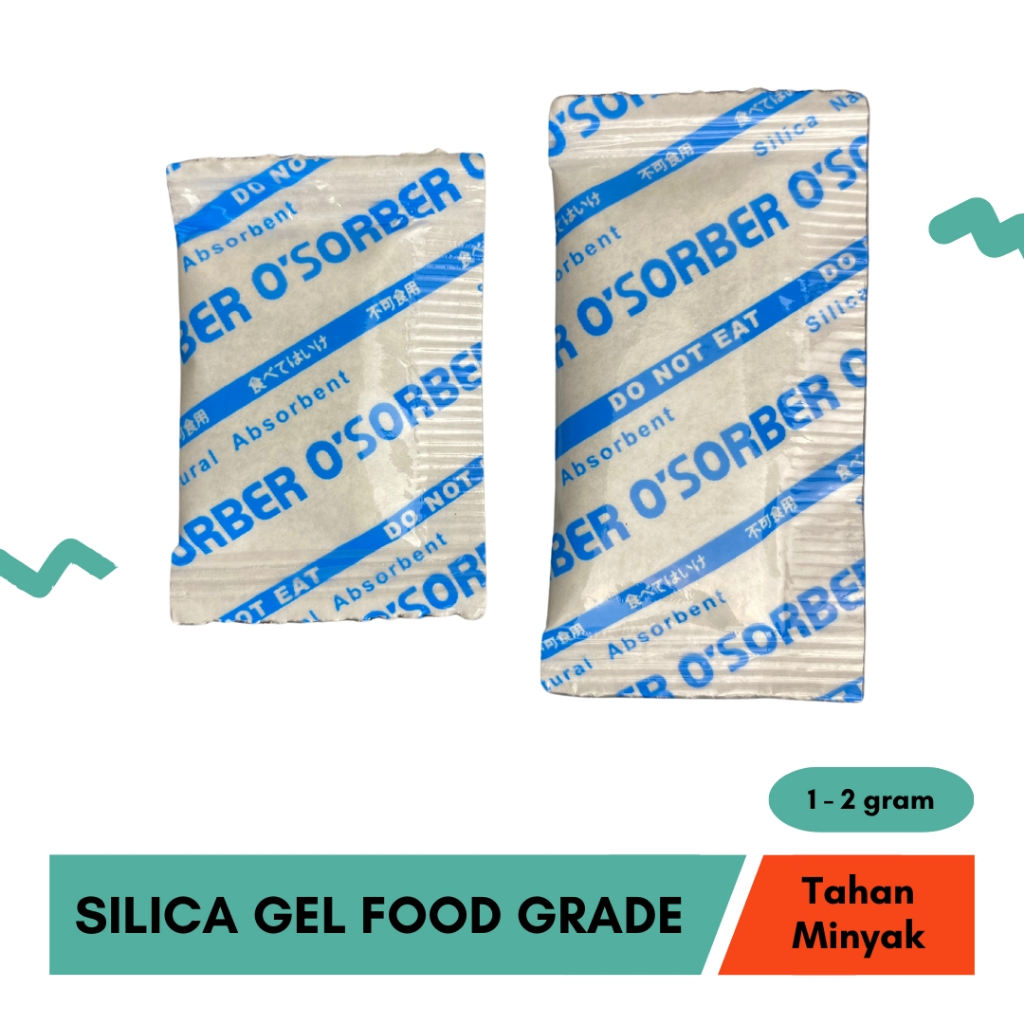 Jual Silica Gel Oxy Food Grade Tahan Minyak Makanan 1 Kg Shopee Indonesia