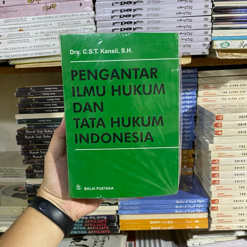 Jual Buku Pengantar Ilmu Hukum Dan Tata Hukum Indonesia Cst Kansil Shopee Indonesia