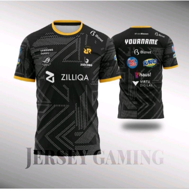Jual jersey gaming tim rrq kaos esport gaming baju olahraga esport tim ...
