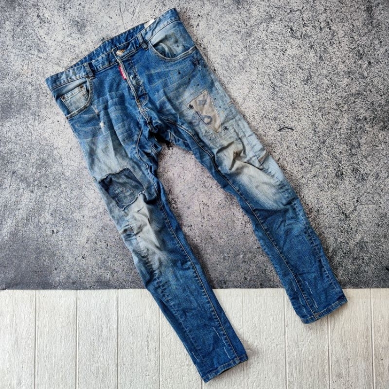 DSQ2 Jeans Ripped Stretch Jeans main image 0