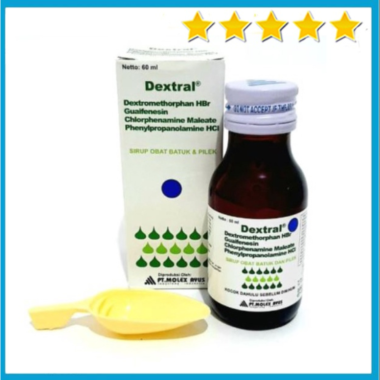 Jual Dextral Sirup 60ml | Mengatasi Flu dan Batuk | Obat Batuk Pilek ...