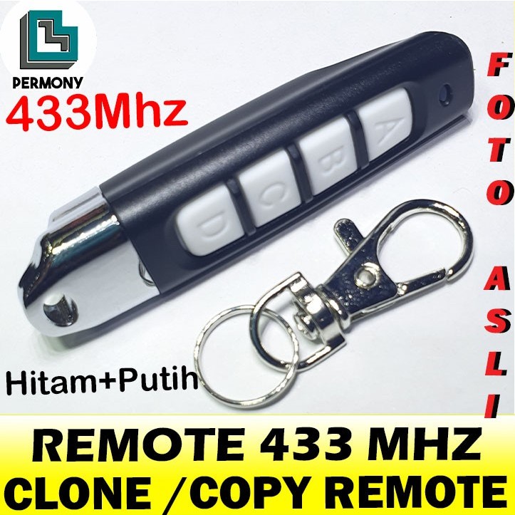 Jual Remote 433 Mhz Control Garasi 433Mhz transmitter pemancar clone ...