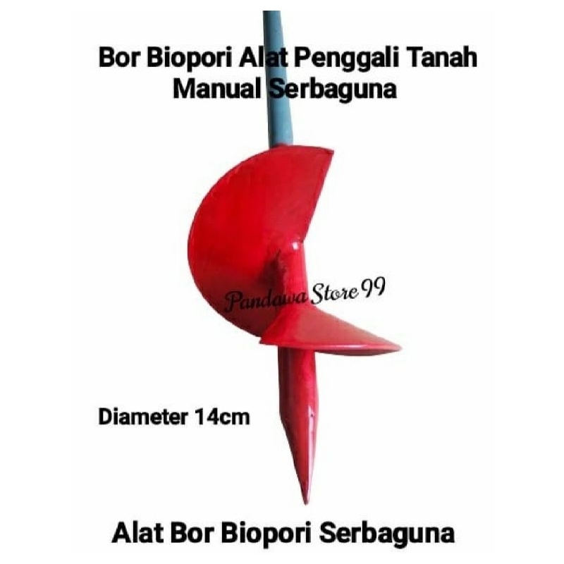 Jual Alat Bor Bio Pori/Alat Bor Tanah Manual Untuk Resapan Air | Shopee ...
