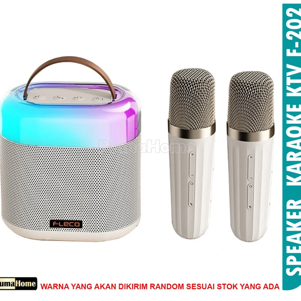 Jual Produk Karaoke Speaker Bluetooth 2 mic 1 set garansi 1 tahun Mini ...