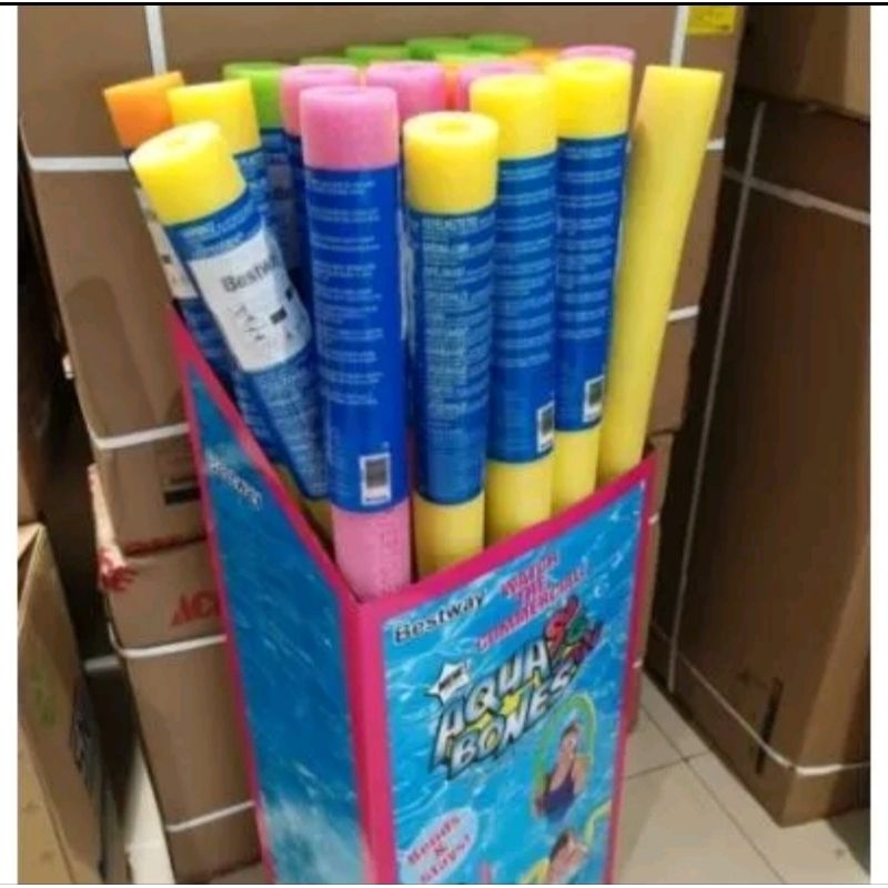 Jual Aqua Bones Pool Noodle Bestway Tiang panjang Untuk Di kolam Renang ...