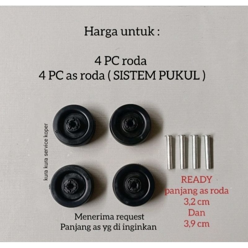 Jual roda single universal semua koper | Shopee Indonesia