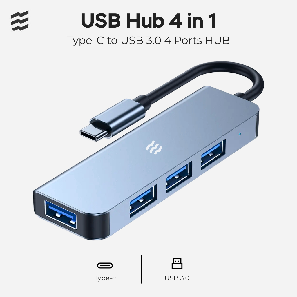 Jual easee 4 IN 1 USB Hub Converter Type C / USB A to USB 3.0 Female ...