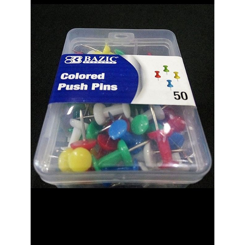 Jual Bazic - Push Pin Mading / Paku Mading 50pcs | Shopee Indonesia