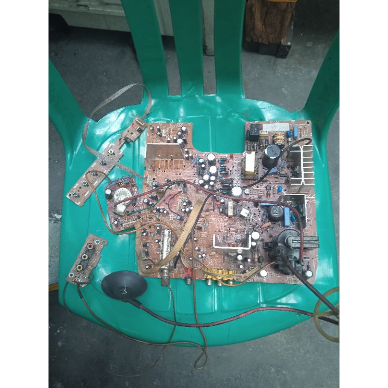 Jual mesin tv polytron slim 21 inc second normal | Shopee Indonesia