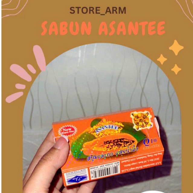 SABUN ASANTEE HONEY PAPAYA & HONEY SOAP ORIGINAL dan RICE MILK