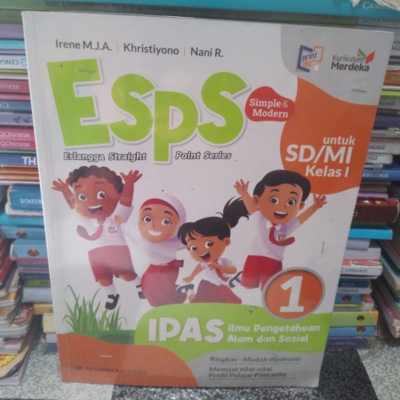 Jual BUKU ESPS IPAS/ILMU PENGETAHUAN ALAM DAN SOSIAL KELAS 1 SD ...