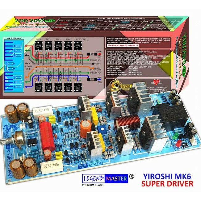 Jual Harga murah KIT DRIVER YIROSHI MK 6 MK6 MK6 SUPER DRIVER