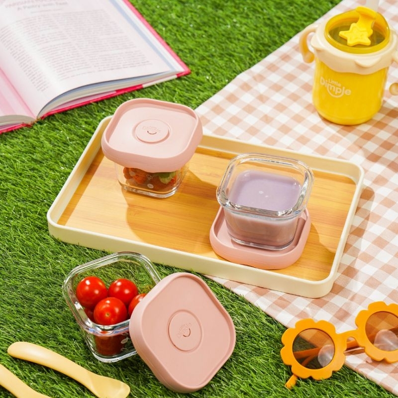 Jual Little Dimple Stackable Baby Food Storage / Container Kontainer ...