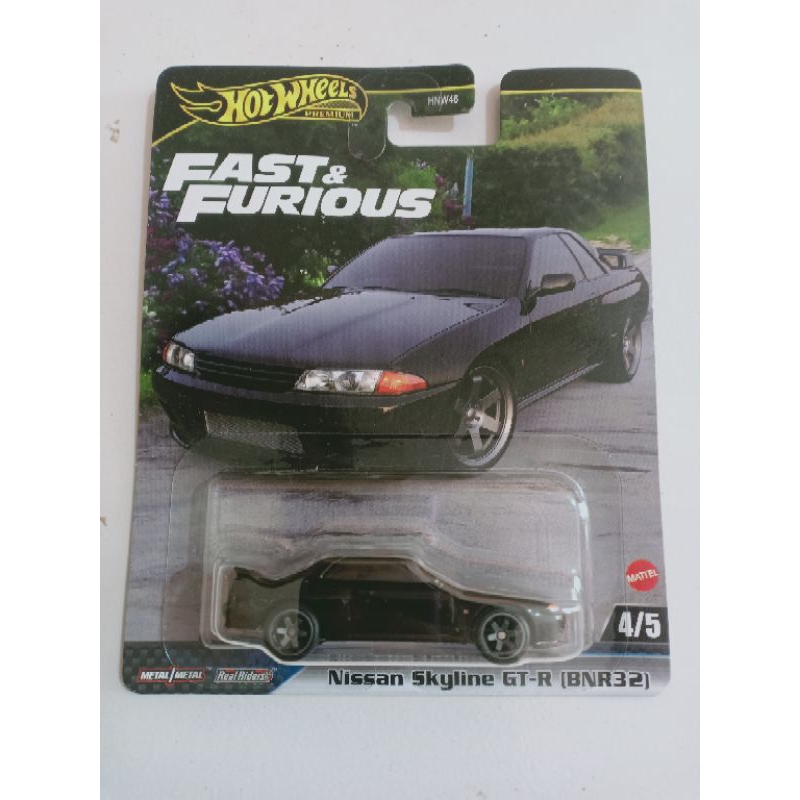 Jual Hotwheels Premium Fast & Furious Nissan Skyline BN-R R32 Black ...