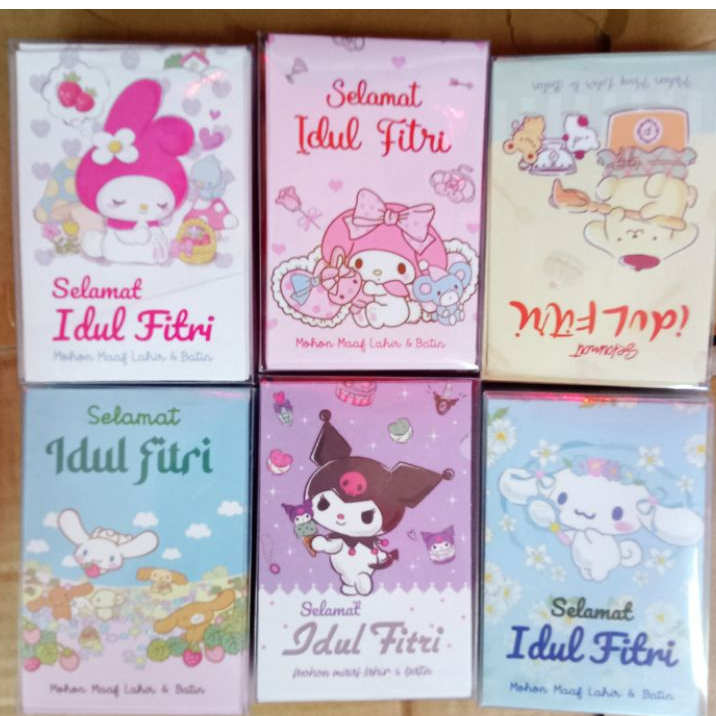 Jual Amplop Idul Fitri Angpao Idul Fitri Pc Mix Motif Sanrio