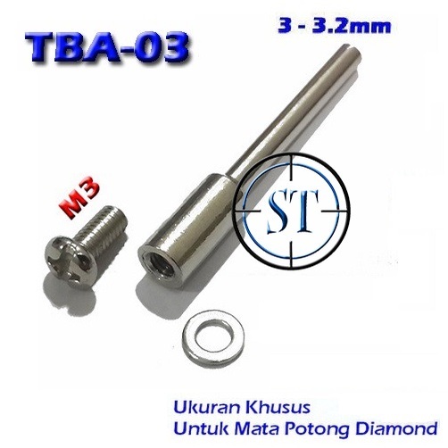 Jual Batang As Khusus Uk Mata Diamond Gerinda Mini Grinder Tuner Shank Shaft Mandrel Mini Drill