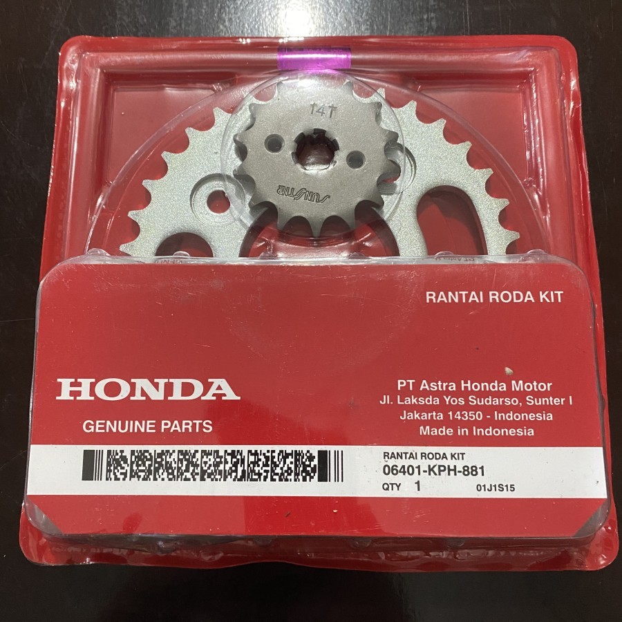 Jual Gearset Gear Set Rantai Gir Roda Depan Belakang Motor Honda ...