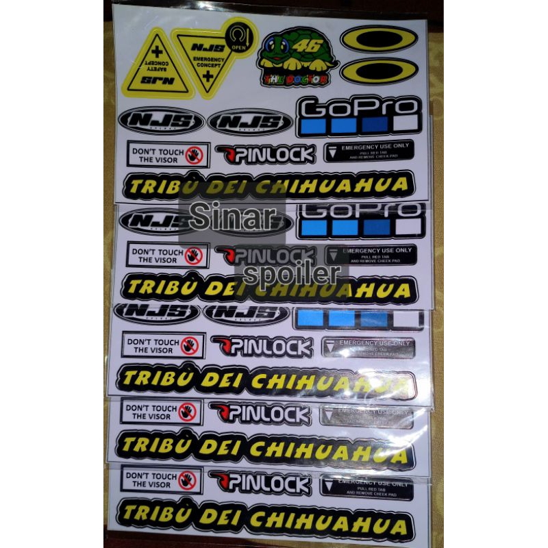Jual Stiker visor NJS | Shopee Indonesia